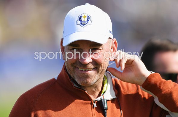 Thomas Bjorn Europe Captain Day 2 2018 Ryder Cup  