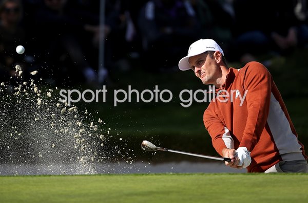 Justin Rose Europe Bunker Foursomes Day 2 2018 Ryder Cup  