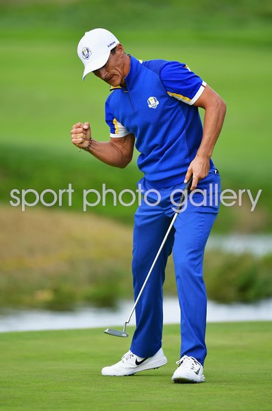 Thorbjorn Olesen Europe v Jordan Spieth Ryder Cup 2018