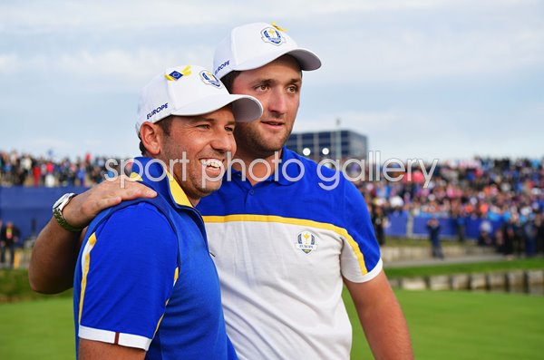 Jon Rahm & Sergio Garcia Europe 2018 Ryder Cup 
