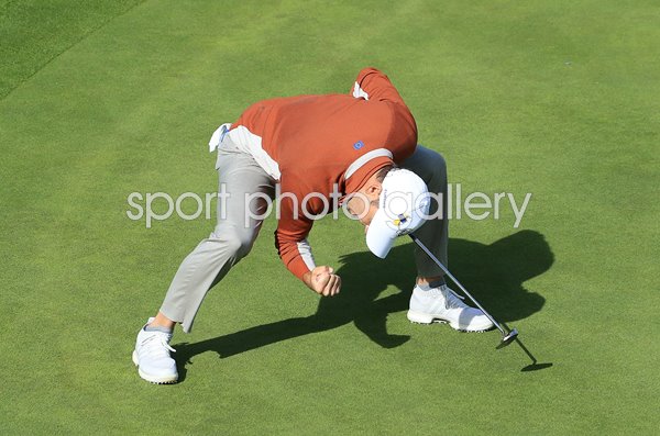 Sergio Garcia Europe 17th Green Day 2 Fourballs Ryder Cup 2018
