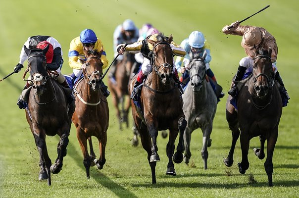 Frankie Dettori riding Highgarden Newmarket Races 2018