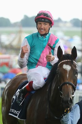 Frankie Dettori riding Enable win Oaks Epsom 2017