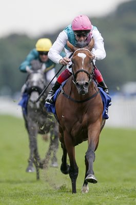 Frankie Dettori riding Enable win Yorkshire Oaks York 2017