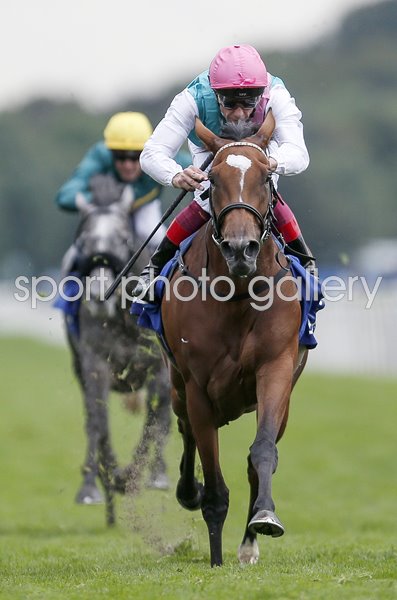 Frankie Dettori riding Enable win Yorkshire Oaks York 2017