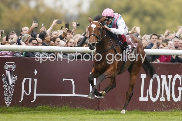 Frankie Dettori riding Enable win The Prix de l'Arc de Triomphe 2017