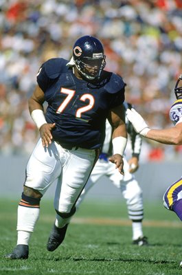 William Perry Chicago Bears v Minnesota Soldier Field 1990