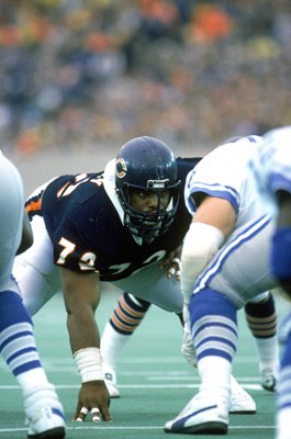 William Perry Chicago Bears v Detroit Lions Soldier Field 1986