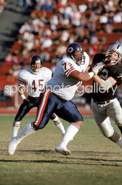 William Perry Chicago Bears v Los Angeles Raiders 1987