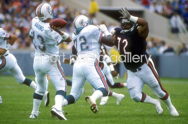 William Perry Chicago Bears v Miami Soldier Field 1992