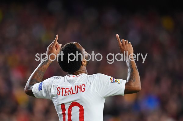 Raheem Sterling England v Spain Nations League Seville 2018