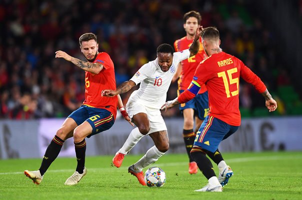 Raheem Sterling England v Spain Nations League 2018