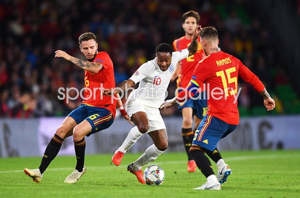 Raheem Sterling England v Spain Nations League 2018