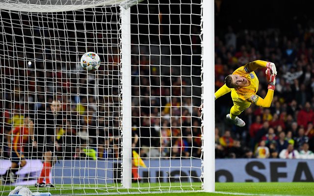 Jordan Pickford England v Spain Nations League 2018