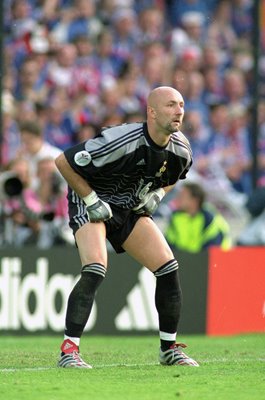 Fabien Barthez France v Denmark European Championships 2000