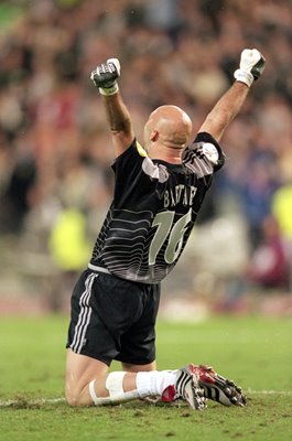 Fabien Barthez France v Portugal European Championships 2000