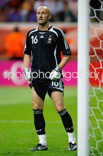 Fabien Barthez France Goalkeeper v Brazil World Cup 1998