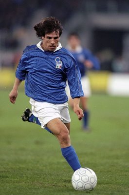 Gianfranco Zola Italy v Ukraine Euro Qualifier 1995
