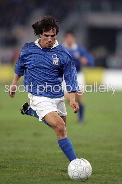 Gianfranco Zola Italy v Ukraine Euro Qualifier 1995