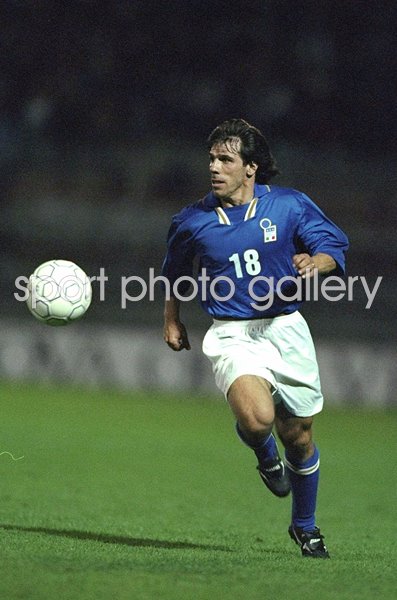 Gianfranco Zola Italy v Georgia Perugia 1996