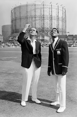 Captains Brian Close & Gary Sobers England v West Indies 1966