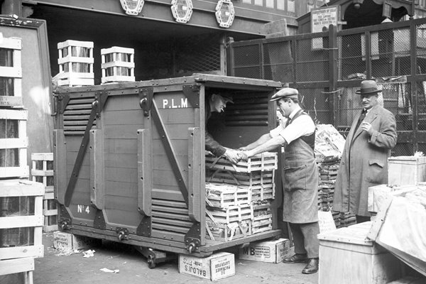Unloading At Covent Garden