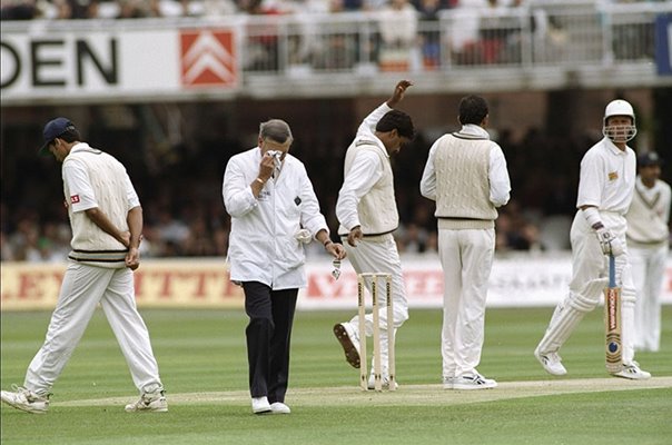 Dickie Bird legendary umpire retires England v India Lords 1996