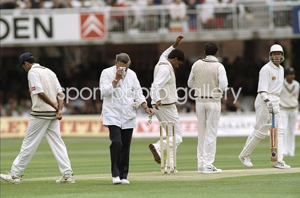 Dickie Bird legendary umpire retires England v India Lords 1996