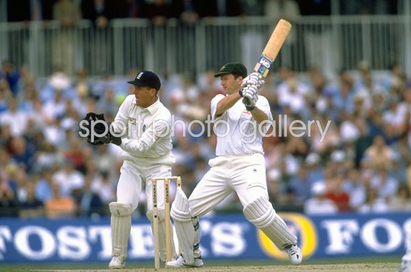 Steve Waugh & Alec Stewart England v Australia ODI Oval 1997