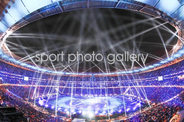 2010 World Cup Final - Soccer City Stadium in blue