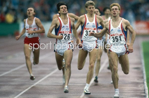Sebastian Coe, Tom McKean & Steve Cram European Athletics 1986