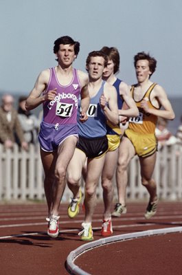 Sebastian Coe running Loughborough University 1980