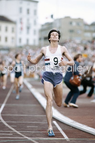 Sebastian Coe breaks the Golden Mile Oslo 1979