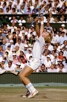 Boris Becker Germany wins Wimbledon Final 1985