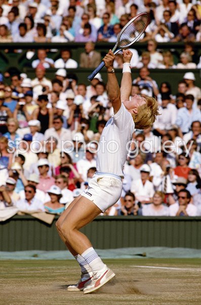 Boris Becker Germany wins Wimbledon Final 1985