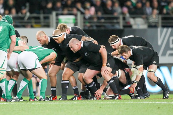 New Zealand scrum v Ireland 2012