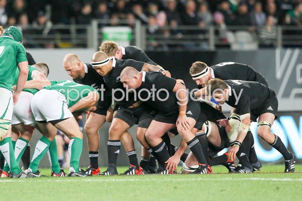 New Zealand scrum v Ireland 2012