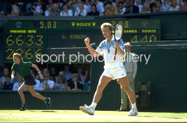 Stefan Edberg Sweden v Boris Becker Wimbledon Final 1990