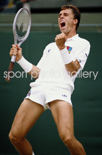 Ivan Lendl Czech v Boris Becker Wimbledon 1989