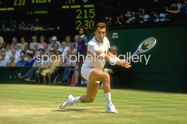 Ivan Lendl Czech Republic v Jimmy Connors Wimbledon 1984