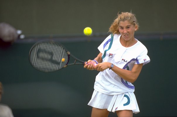 Monica Seles Yugoslavia Wimbledon Tennis 1989