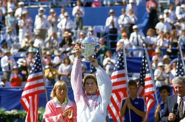 Monica Seles Yugoslavia US Open Champion 1991