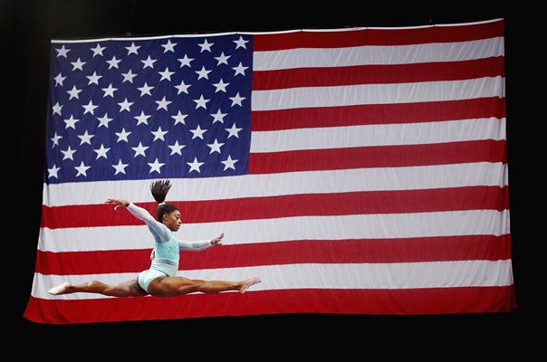 Simone Biles USA Beam American Championships Boston 2018