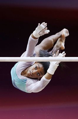 Simone Biles USA Bars World Championships Doha 2018