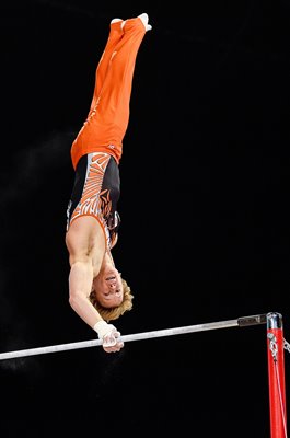 Epke Zonderland Netherlands High Bar Gymnastics Worlds 2017