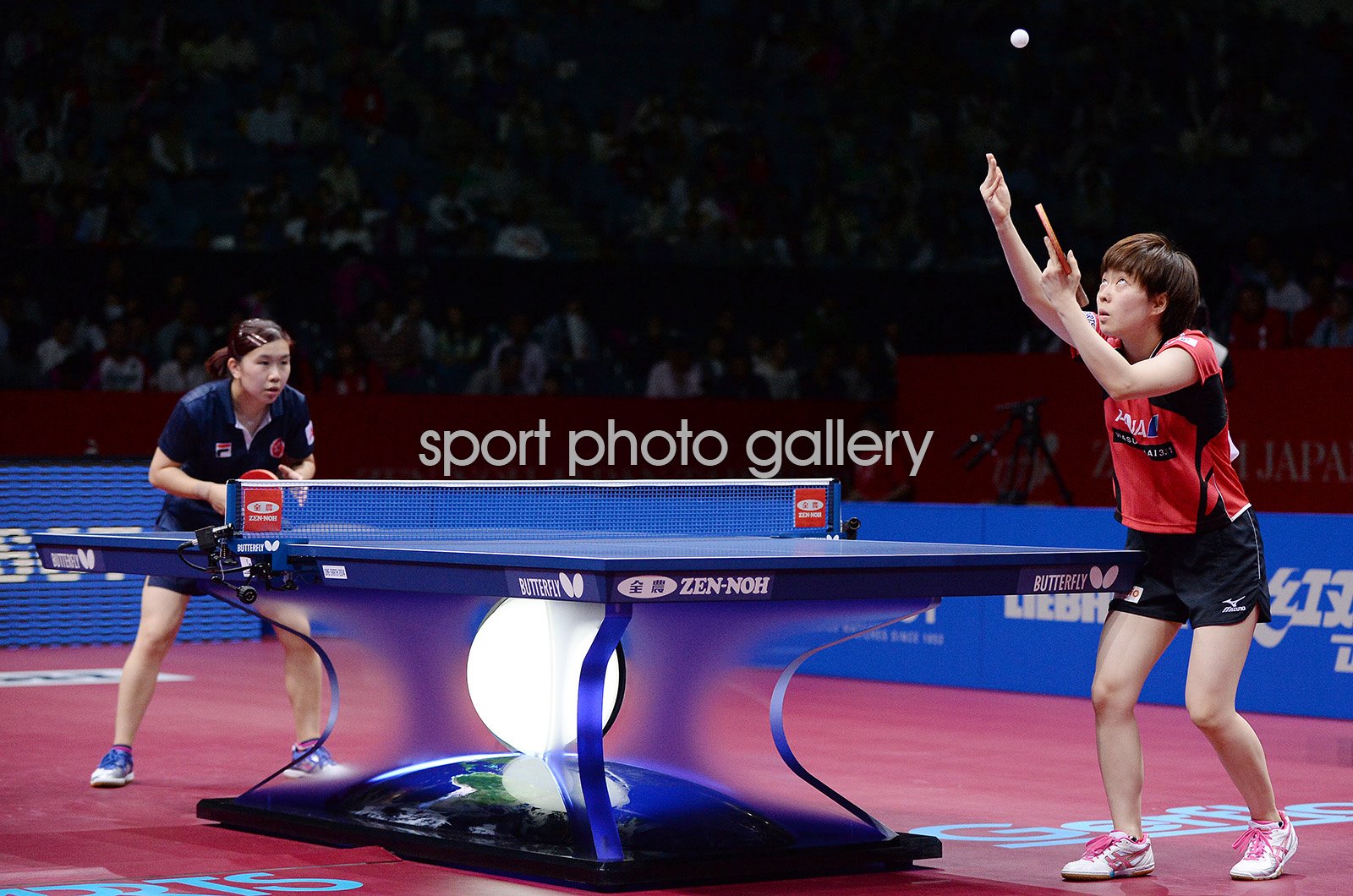 Kasumi Ishikawa (JPN), MARCH 27, 2012 - Table Tennis : Kasumi Ishikawa of  Japan in action during the LIEBHERR Table Tennis Team World Cup 2012  Championship division group C womens team match