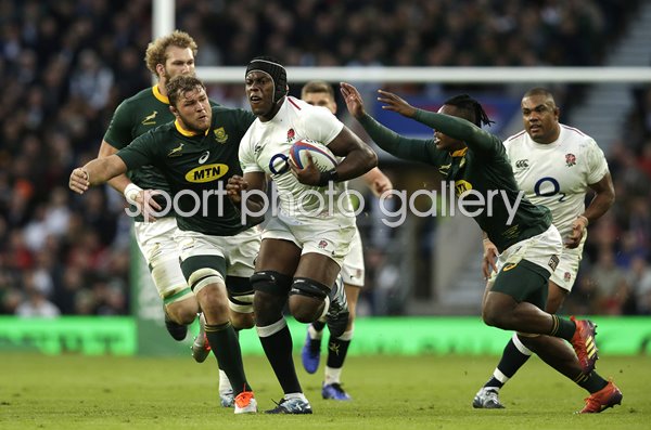 Maro Itoje England v South Africa Twickenham 2018
