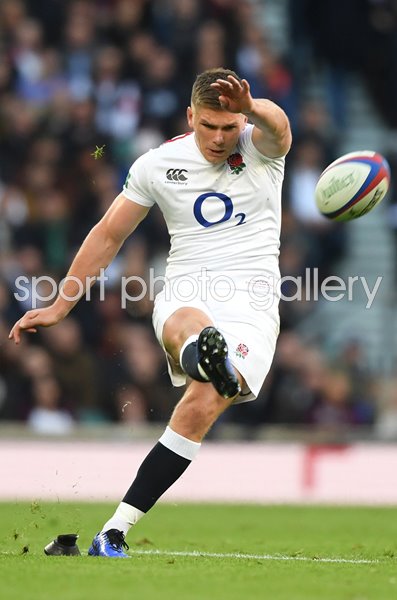 Owen Farrell England kicker v South Africa Twickenham 2018