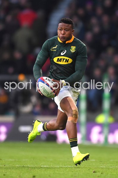 Aphiwe Dyantyi South Africa v England Twickenham 2018