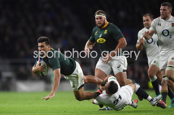 Damian de Allende South Africa v England Twickenham 2018
